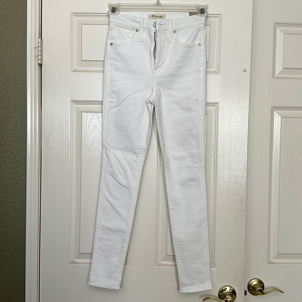 Madewell white jeans